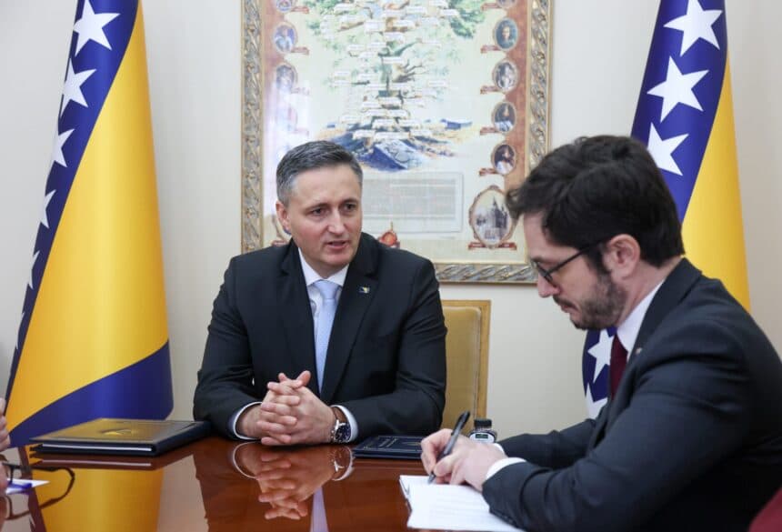 BiH Presidency Member Meets with French Ambassador to Strengthen Bilateral Relations