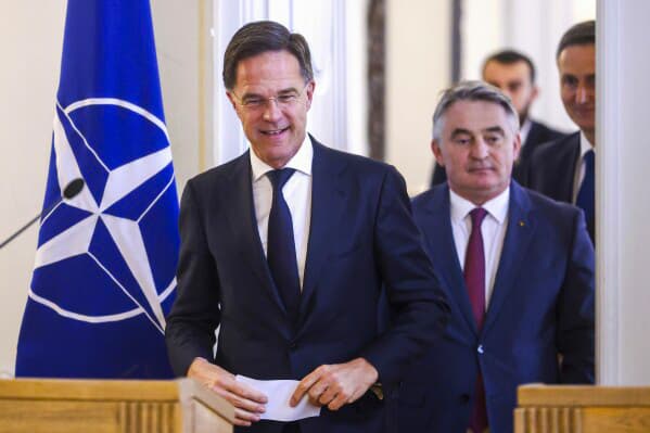 NATO Chief Vows ‘Unwavering’ Support for Bosnia’s Integrity Amid Serb Separatist Tensions